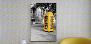 Cuadro Decorativo Frid Cabina Amarillo