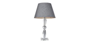 Lámpara Cristal Tortuga Gama Lux Gris