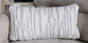 Cojín Decorativo 50 X 30 cm Ishara Pearl Gris