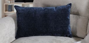 Cojín Decorativo 50 X 30 cm Tessa Midnight Azul