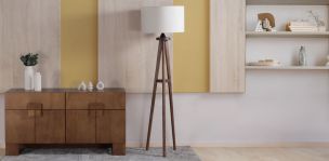 Lámpara de Piso Ava Beige