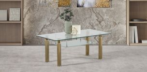 Mesa de Centro Enkel Dorado