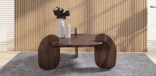 Mesa Ocasional Redonda Alpe Café