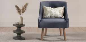 Sillón Crost Gris Oscuro