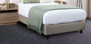 Base de Cama Individual Sander Beige
