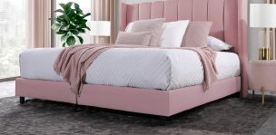 Base de Cama King Size Sander Rosa