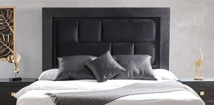 Cabecera King Size Braham Negro