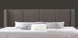 Cabecera King Size Milan  Gris