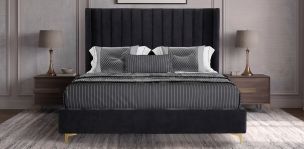 Cama King Size Denmark Negro