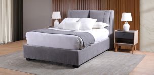 Cama Matrimonial Milah Gris
