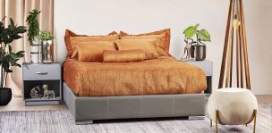 Base de Cama Queen Size Vielka Gris