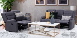 Sala con Reclinables Nori Gris