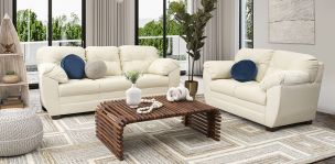 Sala de Piel Derby Tz Beige