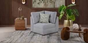 Sillón Esquinero Zonet Gris