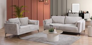 Sala de Microfibra Kubra Beige