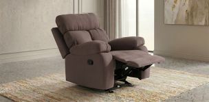 Sillón Reclinable con Mecedora Toronto Café