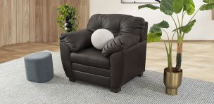 Sillón de Piel Derby Tz Café