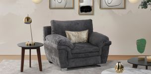 Sillón de Microfibra Tennessee Gris