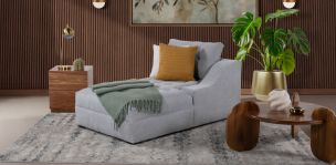 Sillón Largo Brazo Derecho Zonet Gris