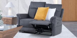 Sofá 2 Plazas con Reclinables Gwen Gris