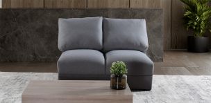 Sofá 2 Plazas sin Brazos Amira Gris Oxford