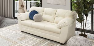Sofá de Piel Derby Tz Beige