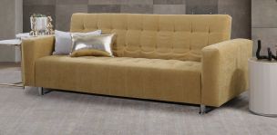 Sofá Cama Angelo Amarillo