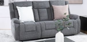 Sofá con Reclinables Isabelle Gris
