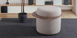 Taburete Ghana Beige