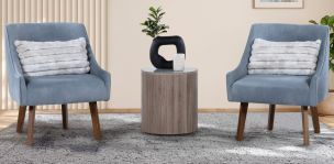 Juego de 2 Sillones Crost Gris