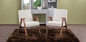 Set de 2 Sillones Norton Beige