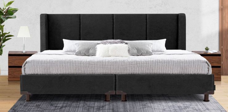 Cama King Size Milan Negro
