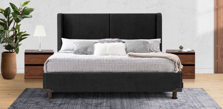 Cama Queen Size Milan Negro