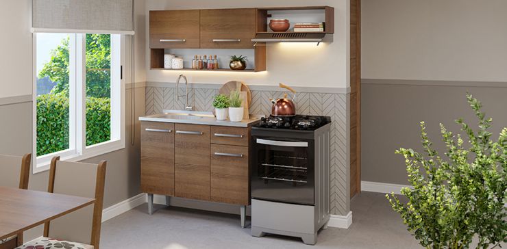 Cocina 165 cm Elizabeth Café