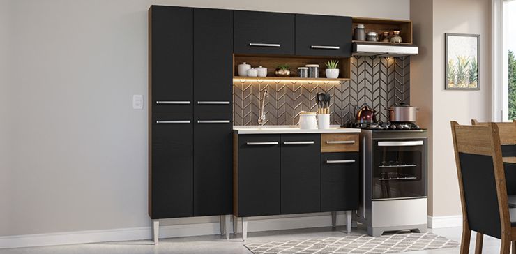 Cocina 229 cm Emilia Café