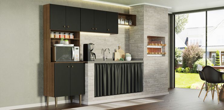 Cocina Ginger Negro