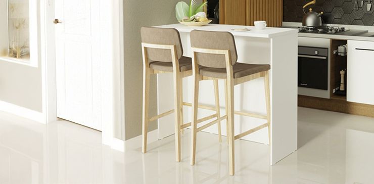 Isla 120 cm Liam Blanco