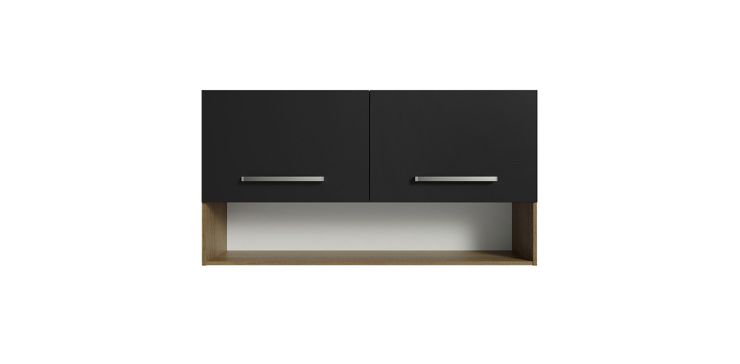 Gabinete Superior 105 cm Emilly Negro