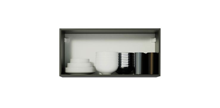 Gabinete Superior 70 cm Reims Negro