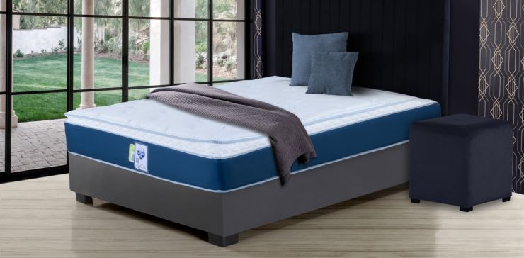 Colchón y Box Spring Air Queen Size Decco