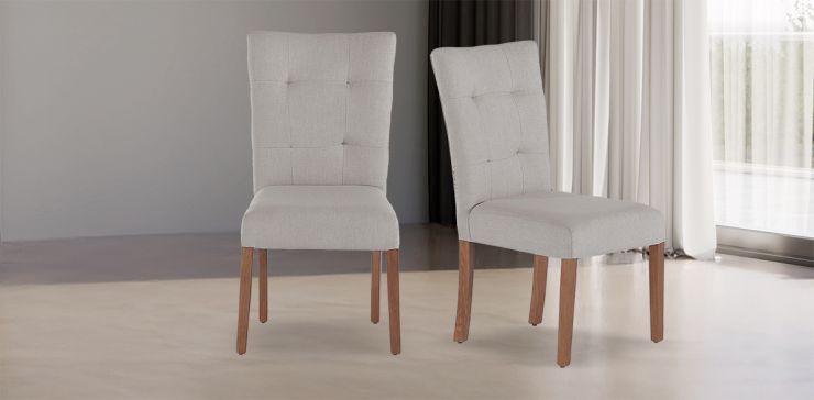 Juego de 2 Sillas Góndola Beige