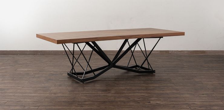 Mesa Comedor 240 x 107 cm Piastri Café