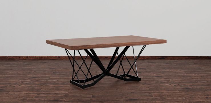 Mesa Comedor 180 x 107 cm Piastri Café
