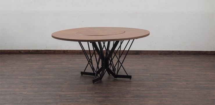 Mesa Comedor Redonda 160 cm Piastri Café