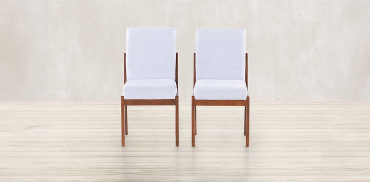 Juego de 2 Sillas Cretta Blanco