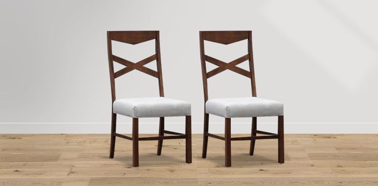 Juego de 2 Sillas Mika Beige