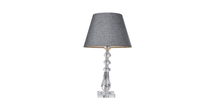 Lámpara Cristal  Espada Gama Lux Gris