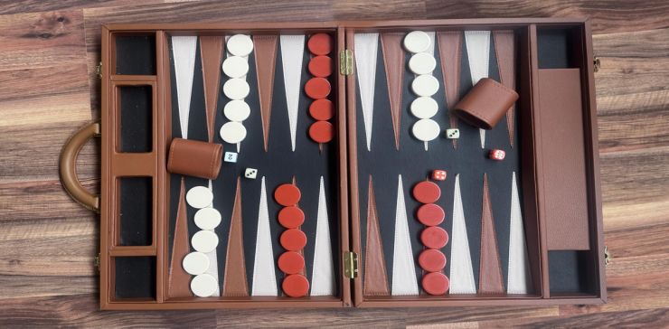 Maletín de Backgammon Bondy Café