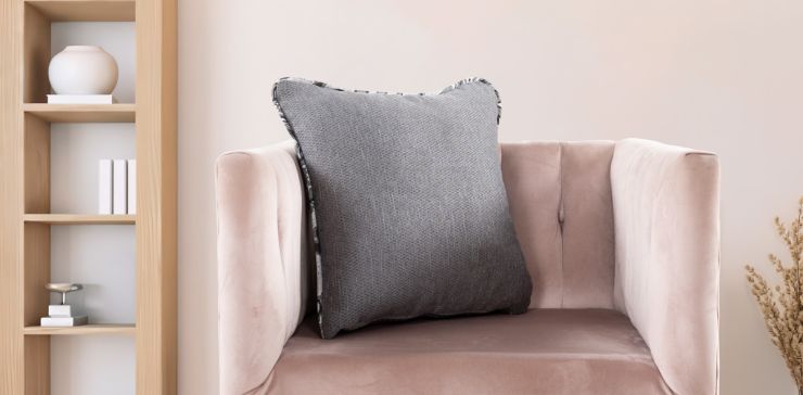 Cojín Decorativo Montenegro Gris