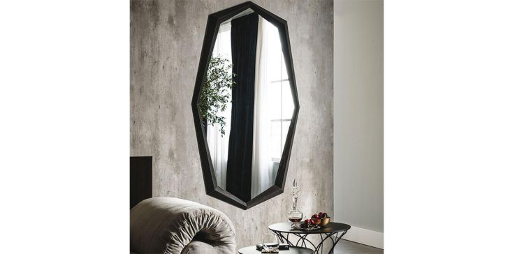 Espejo Octagonal Florencia Negro